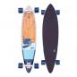 Preview: Z-Flex Bamboo Pintail Longboard Blau 38