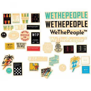 Wethepeople Sticker Pack Brand 15 Div. Stickers Multicolorido