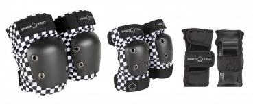 Pro-Tec Street Gear 3 Pack Pads Youth Checker