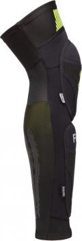 FUSE Protection Omega knee and shin guard incl. whip for kids black-yellow