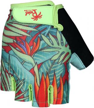 Pedal Palms Bird of Paradise Kurzfingerhandschuh Grün Beige