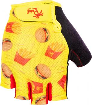 Pedal Palms Burgers Kurzfingerhandschuh Gelb Schwarz