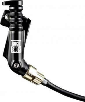 RockShox Sprint RS1 Hebel für X-Loc Rechts Und Gold inkl. Ringstutzen Und Hydraulikleitung