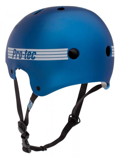 Pro-Tec Old School Cert Helm Unisex Matte Metallic Blue