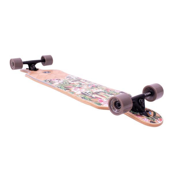 Z-Flex Banana Train Drop Through Longboard Multi 41