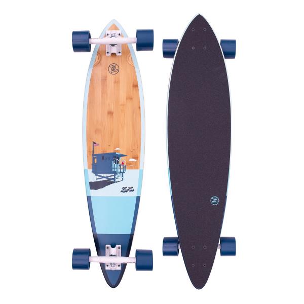 Z-Flex Bamboo Pintail Longboard Blau 38