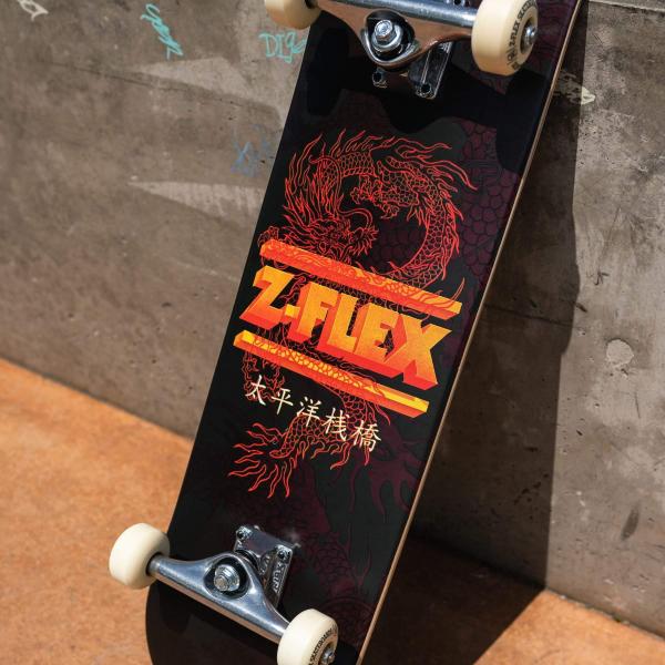 Z-Flex Street Completes Dragon Schwarz/Orange 8,25