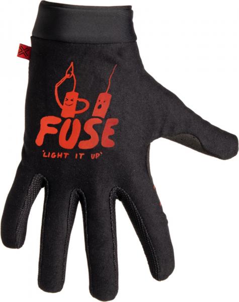 FUSE Protection Guantes Omega Dinamita Negro-Rojo