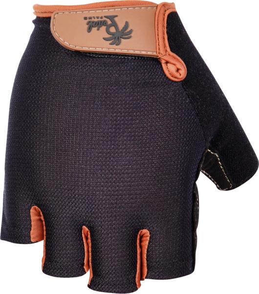 Pedal Palms Black N Tan Kurzfingerhandschuh Schwarz Braun