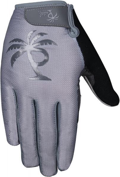 Pedal Palms Greyscale Langfingerhandschuh Grau