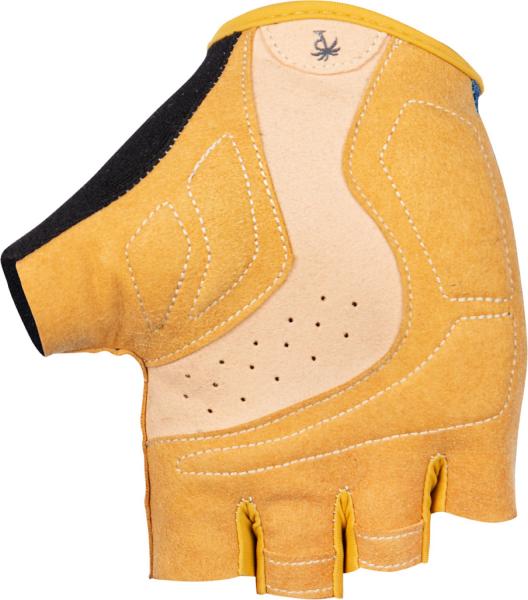 Pedal Palms Polka Kurzfingerhandschuh Blau Braun