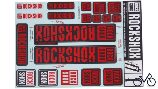 RockShox Aufklebersatz 30/32 mm Und RS1